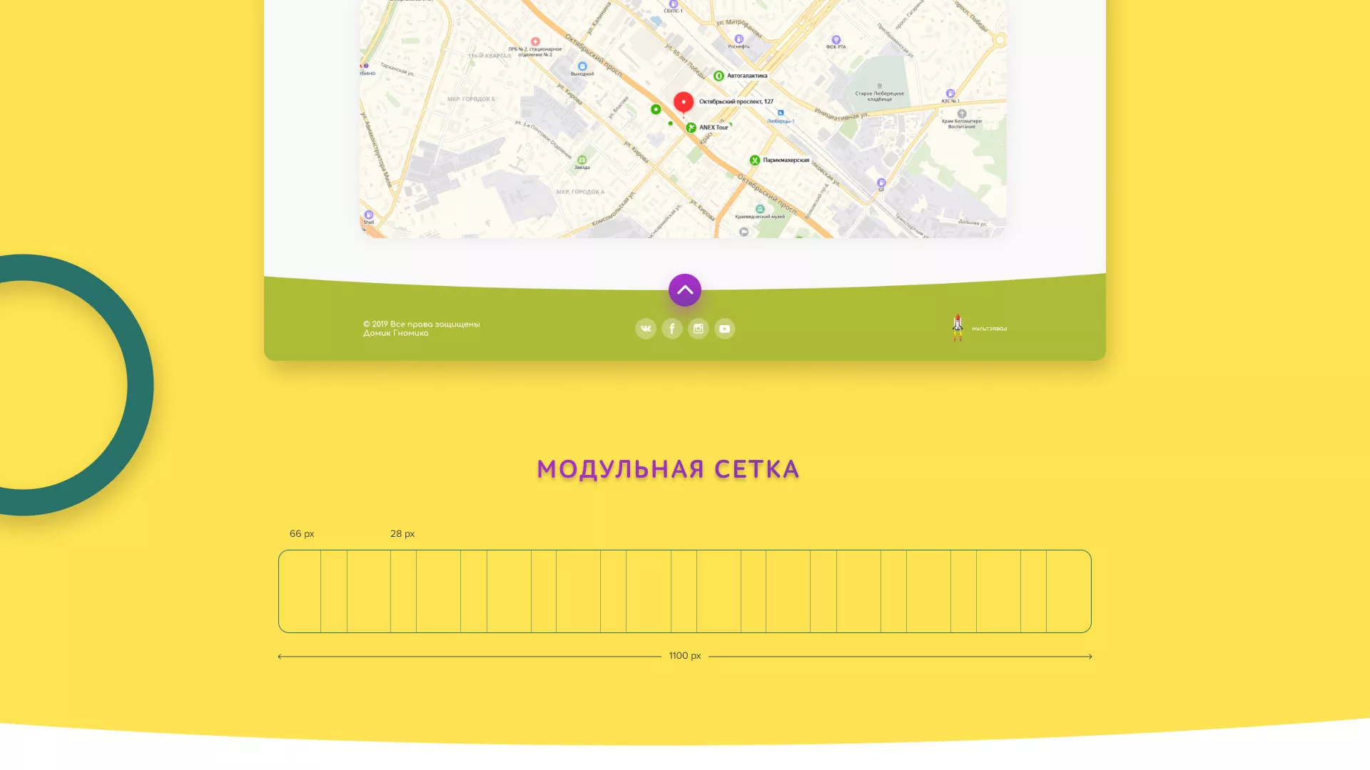 Разработка сайта детского активити-клуба «Домик гномика» в Артёме